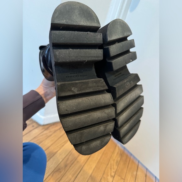 Freda Salvador Black Leather Platform Boots - Picture 7 of 7